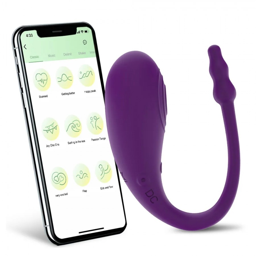 App Controlled Vaginal Double Vibrators G Spot Anal Vibrating Egg